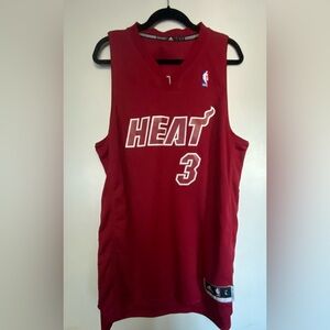 Adidas Red HEAT Basketball Jersey